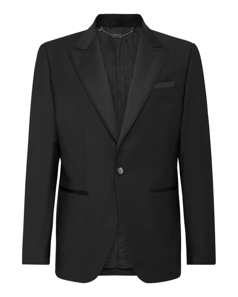 Billionaire buttoned blazer - Schwarz Schwarz