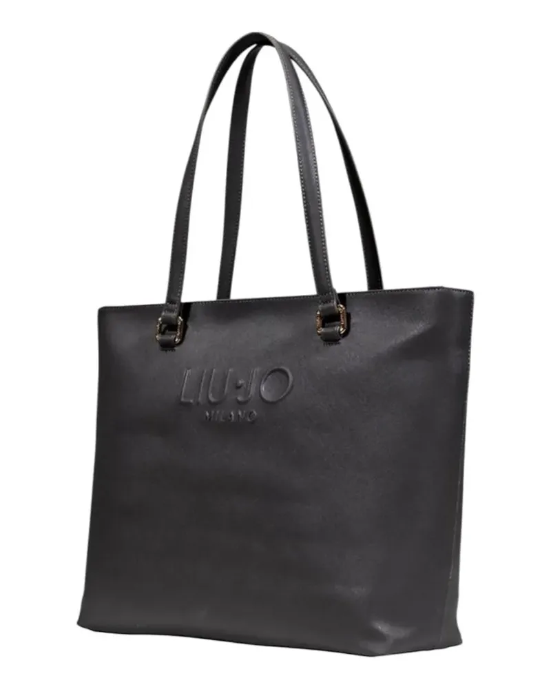 Liu Jo logo-embossed tote bag - Grau Grau
