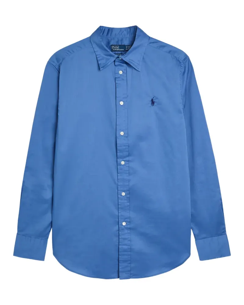 Ralph Lauren embroidered-logo shirt - Blau Blau