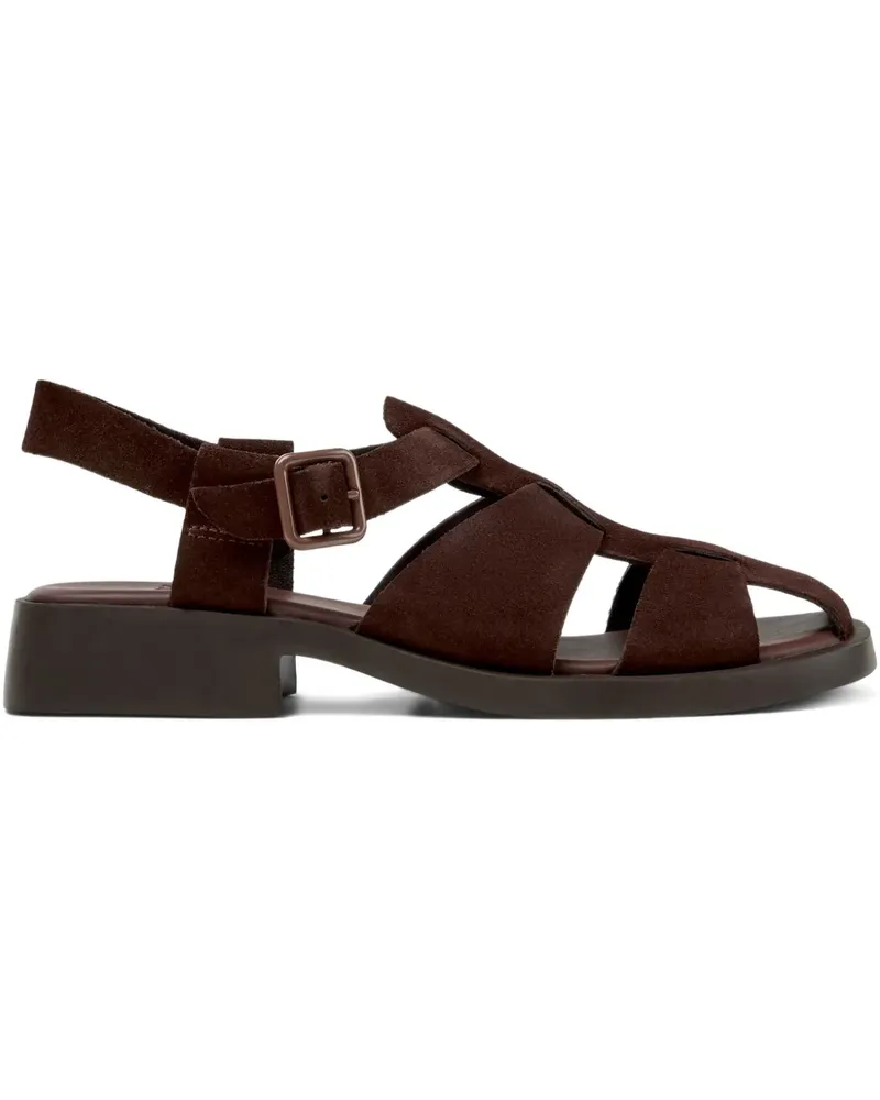Camper Dana woven buckled sandals - Braun Braun