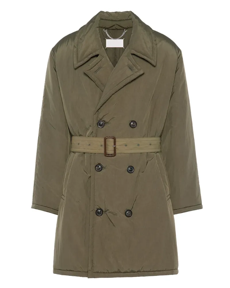 Maison Margiela Belted double-breasted coat - Grün Grün