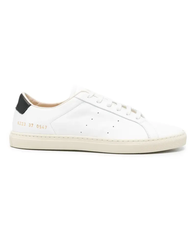 Common Projects Achilles Sneakers mit Kontrastdetails - Weiß Weiß