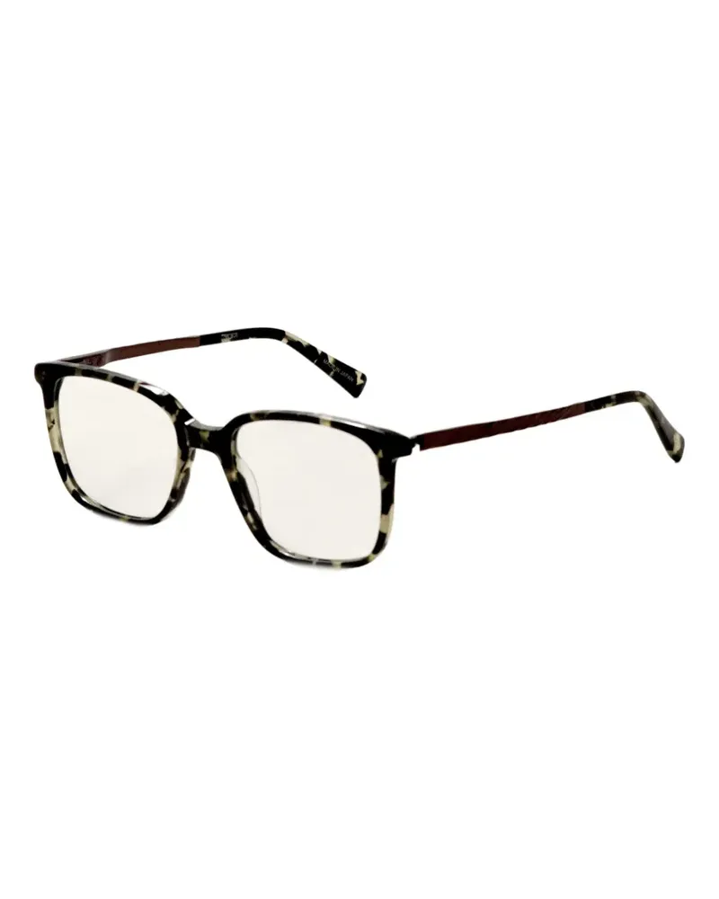Tumi Eckige Brille in Schildpattoptik - Grün Grün