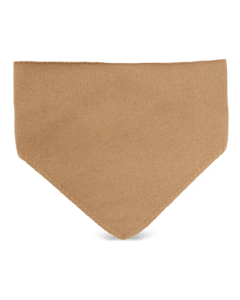 Yves Salomon Gestricktes Bandana aus Kaschmir - Braun Braun