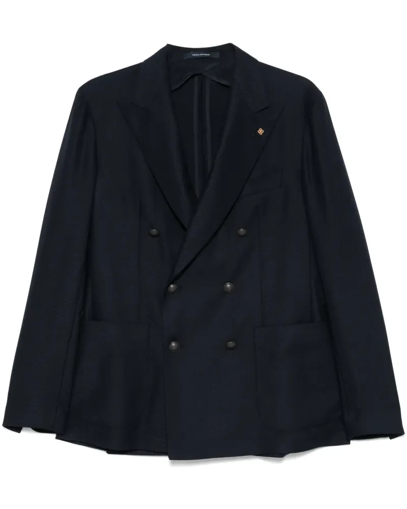 Tagliatore Doppelreihiges Sakko - Blau Blau