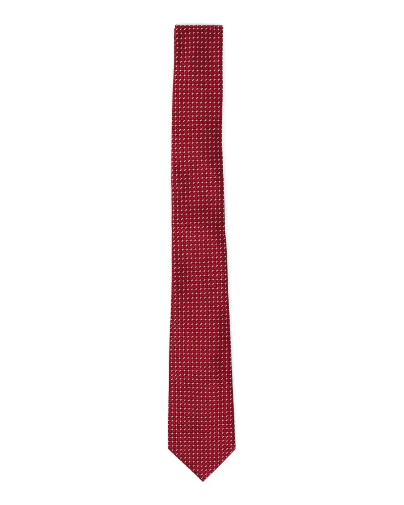 Tom Ford Krawatte aus Seiden-Jacquard - Rot Rot