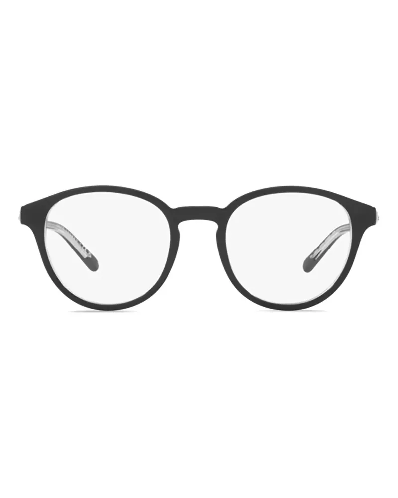 Ralph Lauren Brille mit rundem Gestell - Schwarz Schwarz