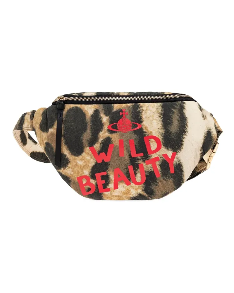 Vivienne Westwood Ada leopard-print belt bag - Nude Nude