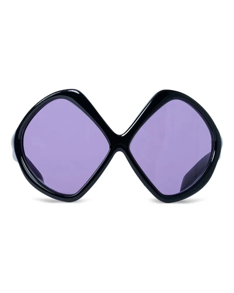Prada oversize-frame sunglasses - Schwarz Schwarz