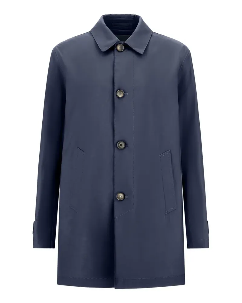 Herno welt-pocket raincoat - Blau Blau