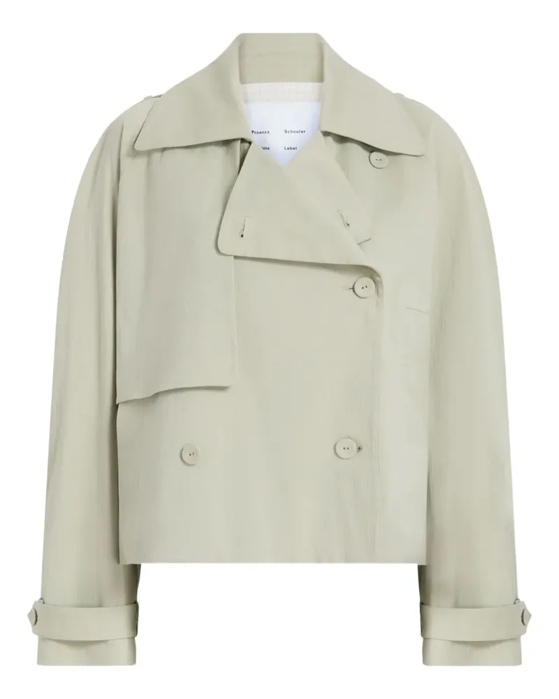 Proenza Schouler Asymmetrische Jacke - Grün Grün