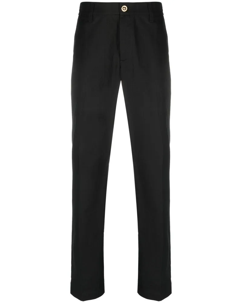 Versace Medusa Biggie Tapered-Hose - Schwarz Schwarz