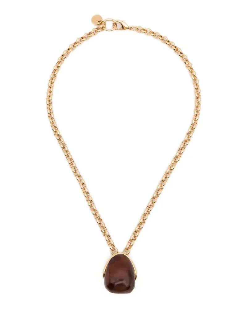 Jacquemus Le Pendant Raisin chain necklace - Gold Gold