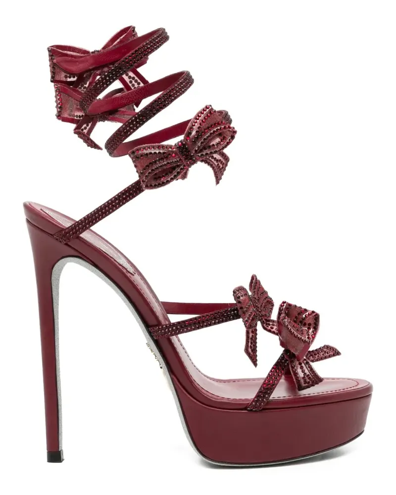 René Caovilla 130mm Cleo sandals - Rot Rot