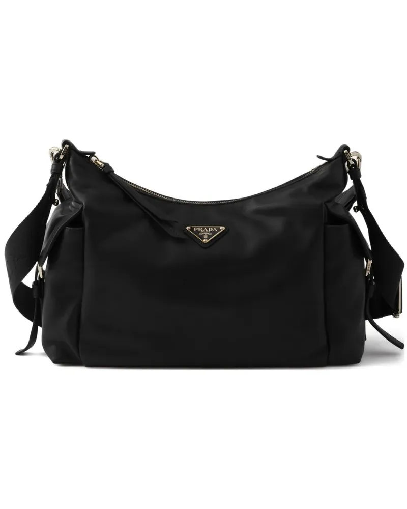 Prada Große Explore Tasche - Schwarz Schwarz