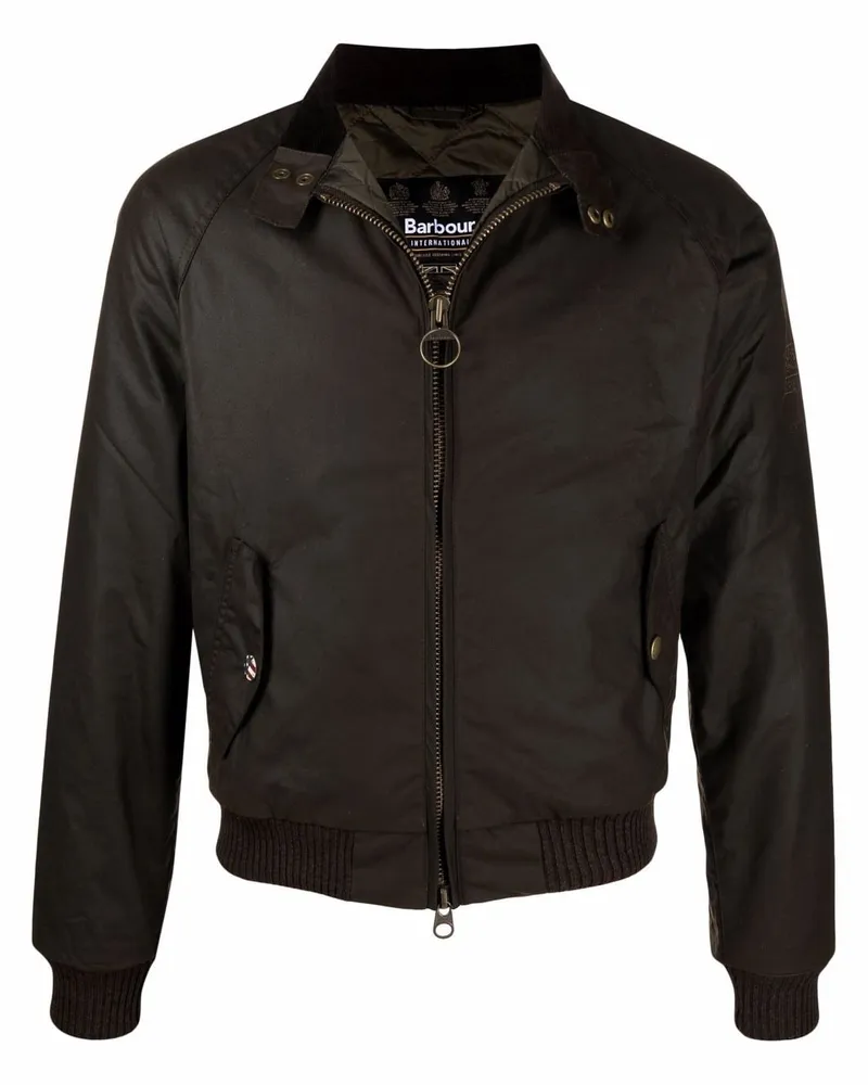 Barbour Jacke mit Reißverschluss - Grün Grün