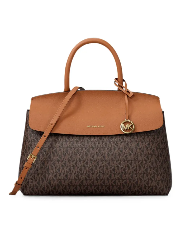Michael Kors medium Landry satchel bag - Braun Braun