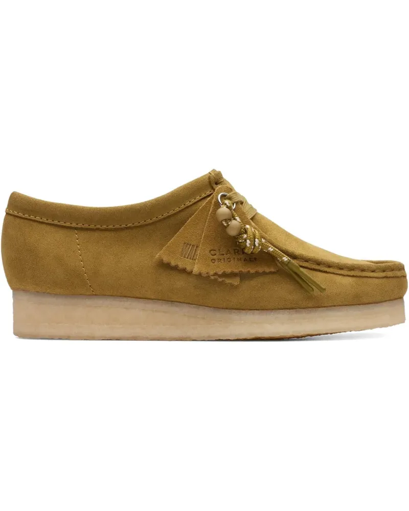 Clarks Wallabee Mid Green Derby-Schuhe - Grün Grün