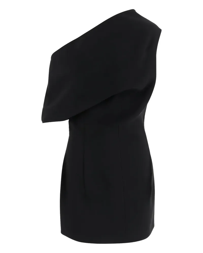 Jacquemus Einschultriges Pesce Minikleid - Schwarz Schwarz