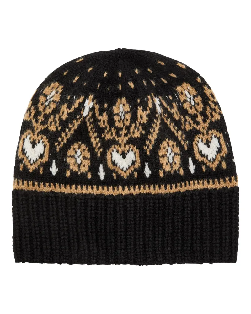 KHAITE Avers Beanie - Schwarz Schwarz