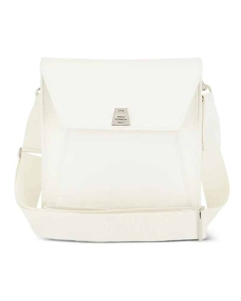 Akris Umhängetasche mit Klappe - Weiß Weiß