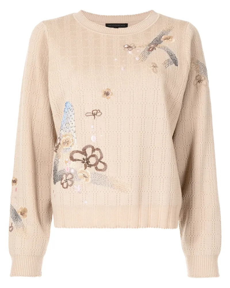 SHIATZY CHEN Pullover mit Stickerei - Braun Braun