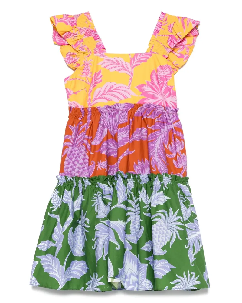 FARM Rio Minikleid mit Blumen-Print - Violett Violett
