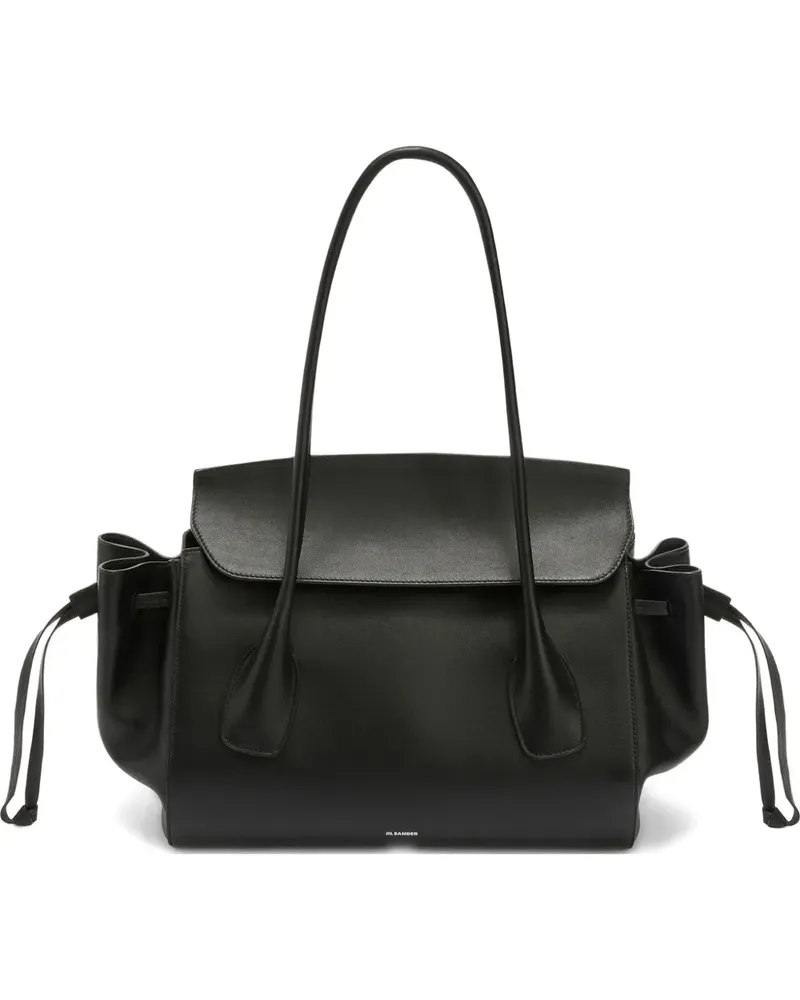 Jil Sander Kleine Voyage Schultertasche - Schwarz Schwarz