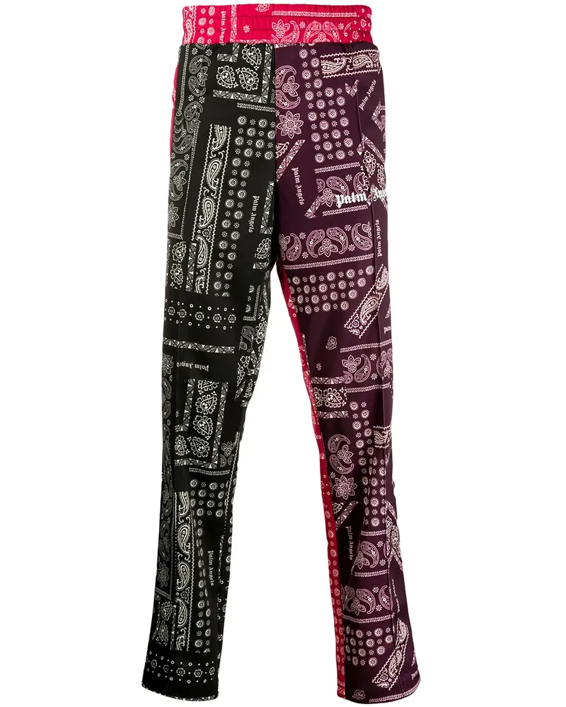 Palm Angels Hose mit Bandana-Print - Violett Violett
