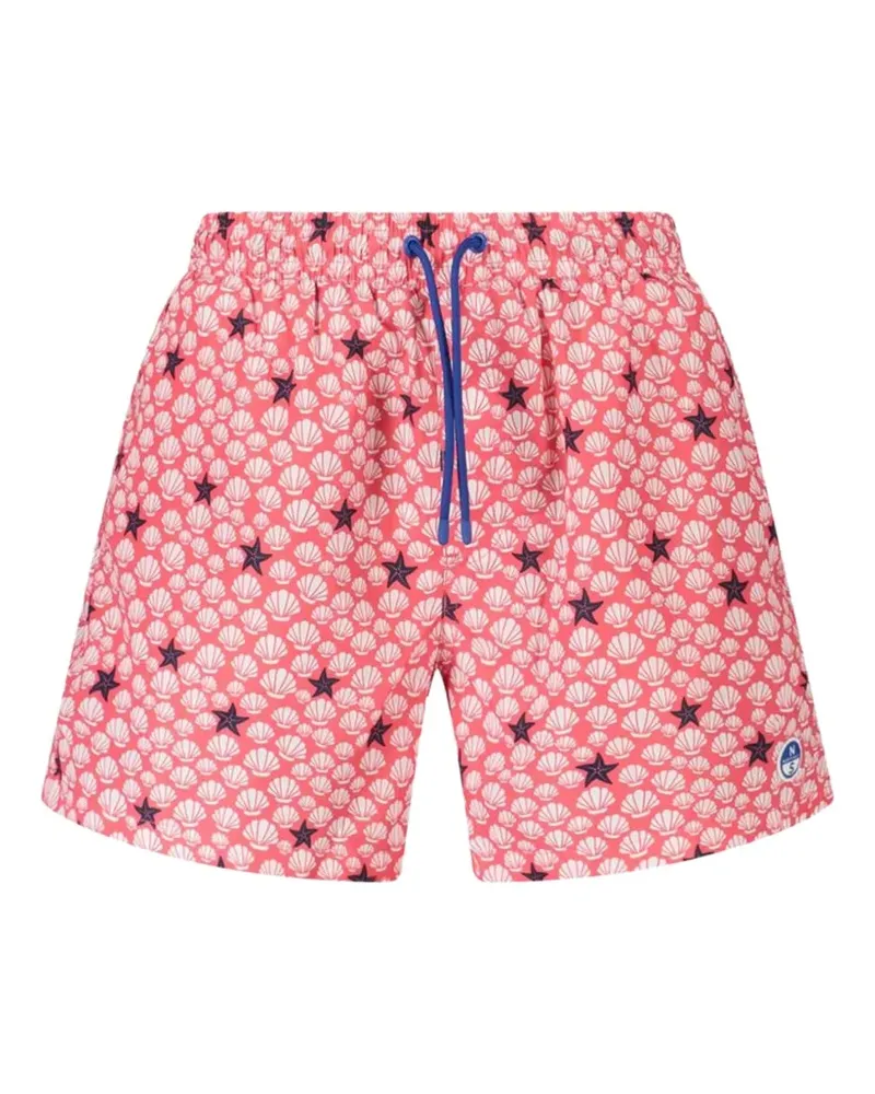 North Sails star-print swim shorts - Rosa Rosa