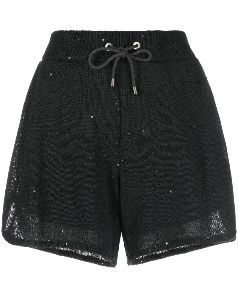 Brunello Cucinelli Shorts mit Pailletten - CJ677 Cj677