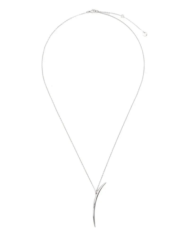 Shaun Leane quill long chain-pendant necklace - Silber Silber