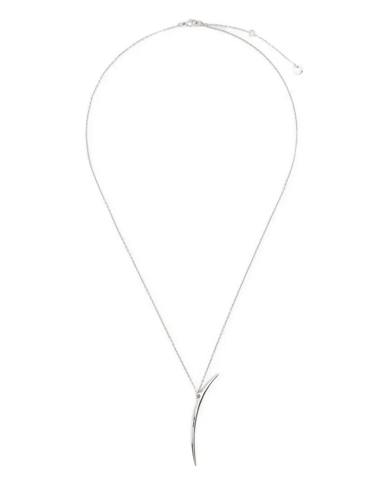 Shaun Leane quill long chain-pendant necklace - Silber Silber