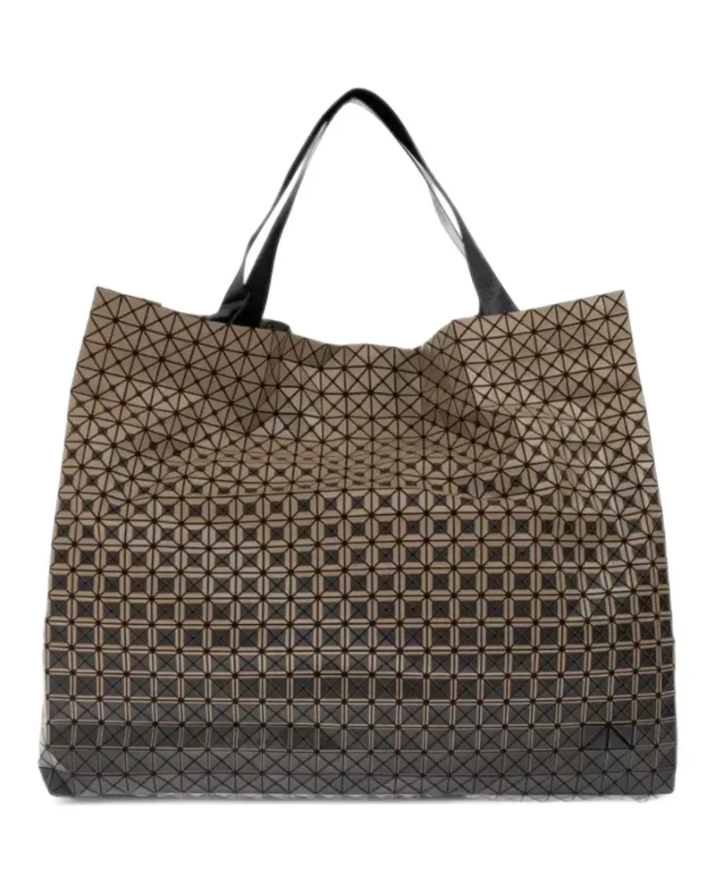 Issey Miyake Cart Gradual geometric-panel tote bag - Nude Nude