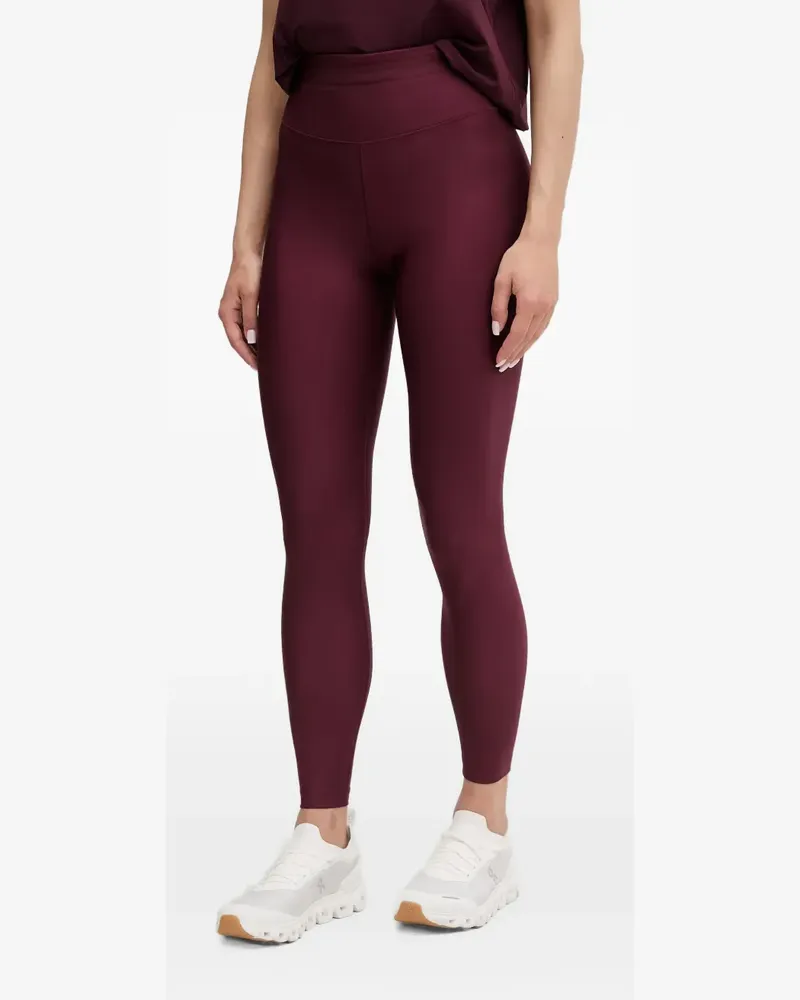Casall High-Waist-Leggings mit Logo-Print - Rot Rot