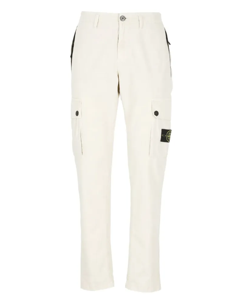 Stone Island Cargohose mit Logo-Patch - Nude Nude