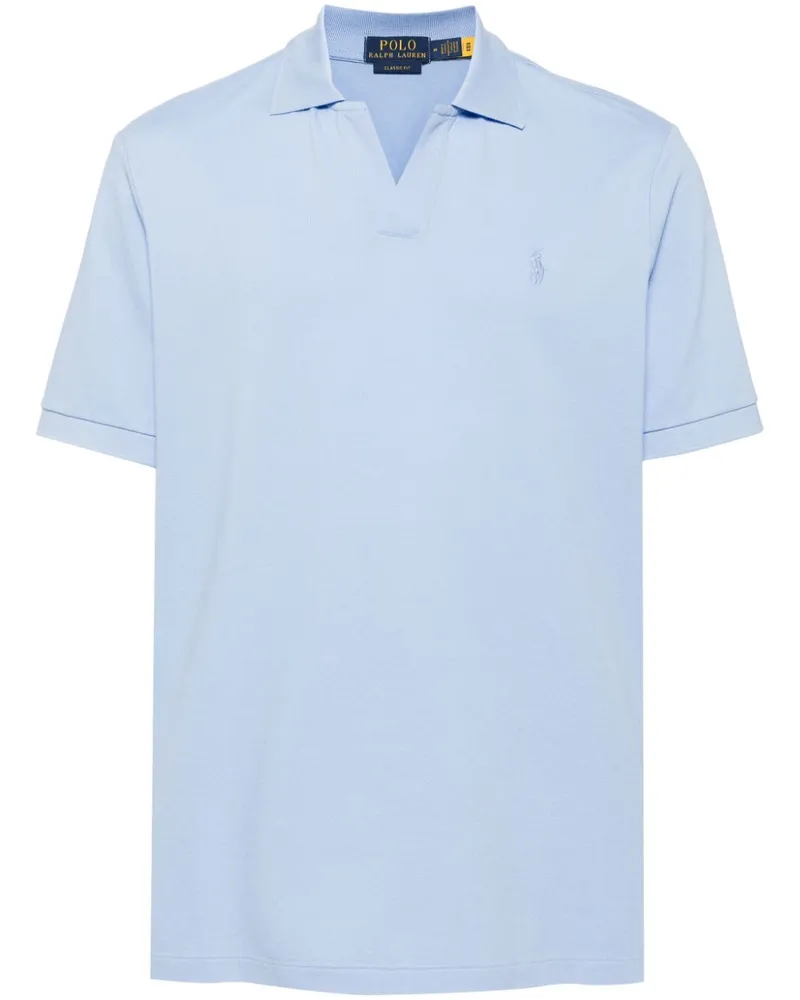 Ralph Lauren Mesh-Poloshirt mit klassischem Schnitt - Blau Blau