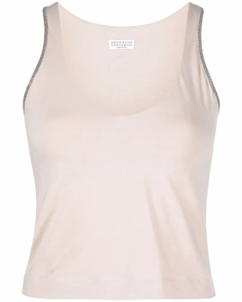 Brunello Cucinelli Klassisches Top - Nude Nude