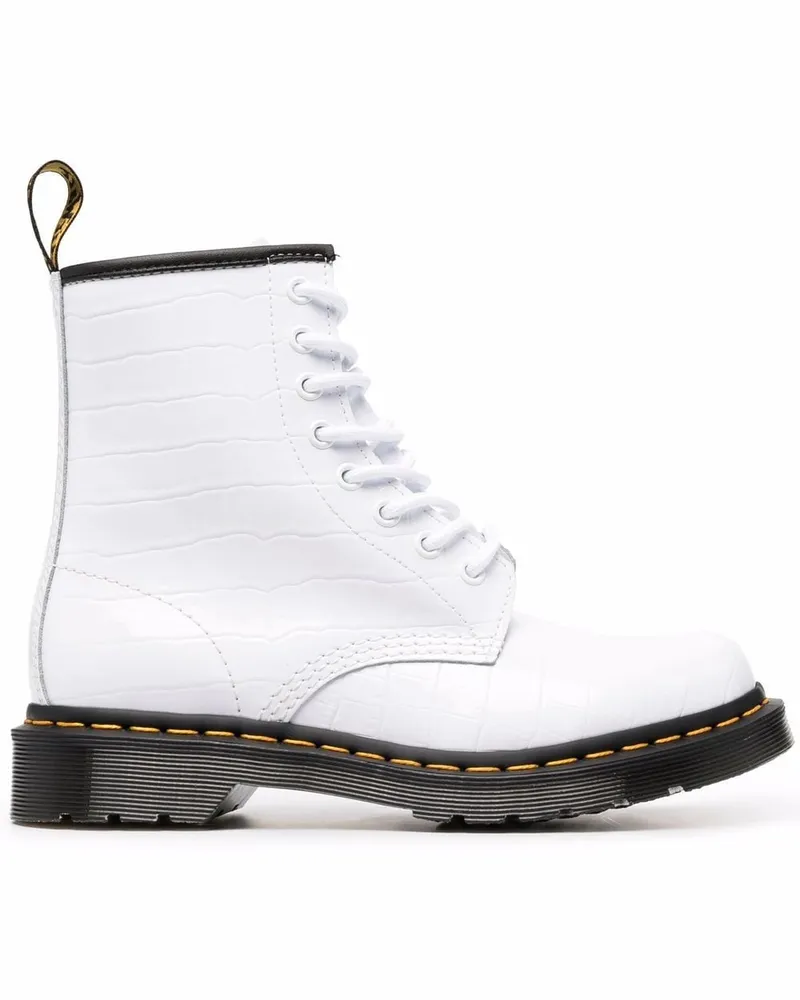 Dr.Martens 1460 Schnürstiefel Weiß