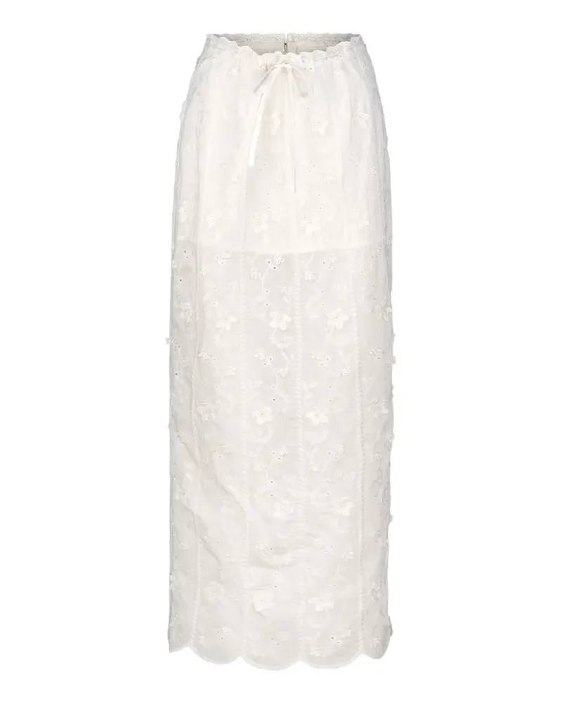 Atoir Marjorie midi skirt - Weiß Weiß