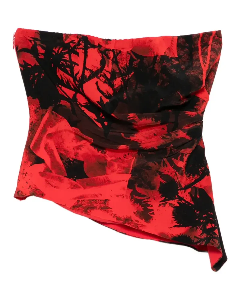 Alexander McQueen floral top - Rot Rot