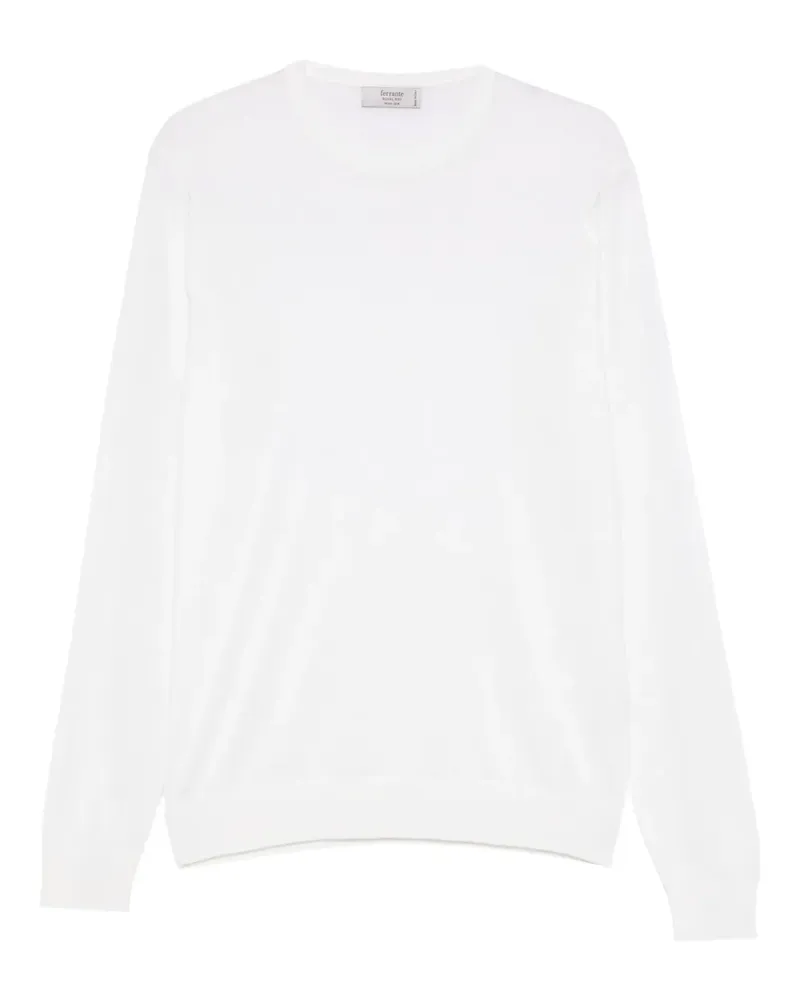 Ferrante Oberteil mit Rundhalsausschnitt - Weiß Weiß