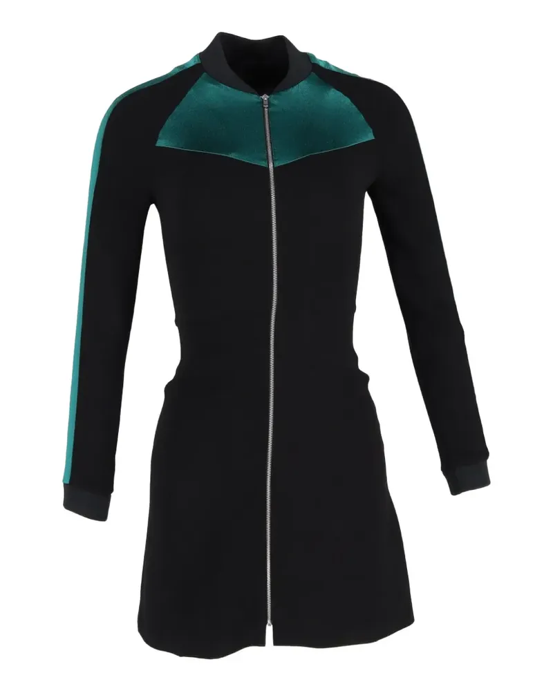 Maje Langärmeliges Kleid mit Reißverschluss - Schwarz Schwarz