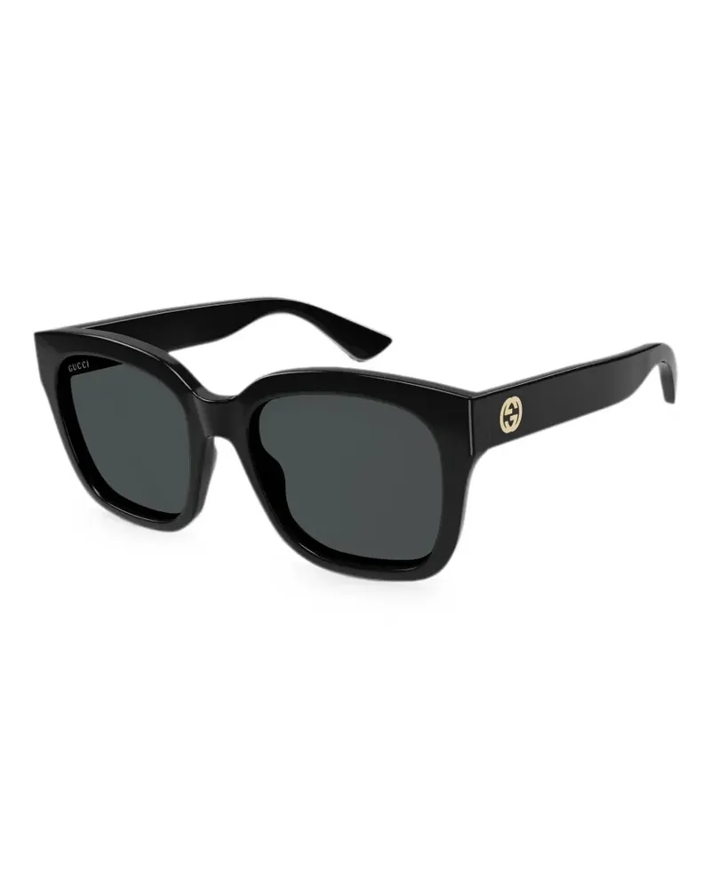 Gucci Interlocking G square-frame sunglasses - Schwarz Schwarz
