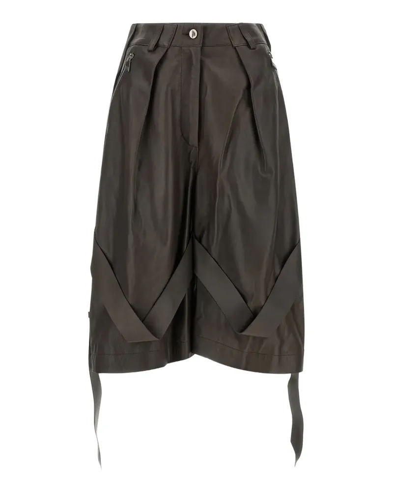 ATTICO Shorts mit weitem Bein - Braun Braun