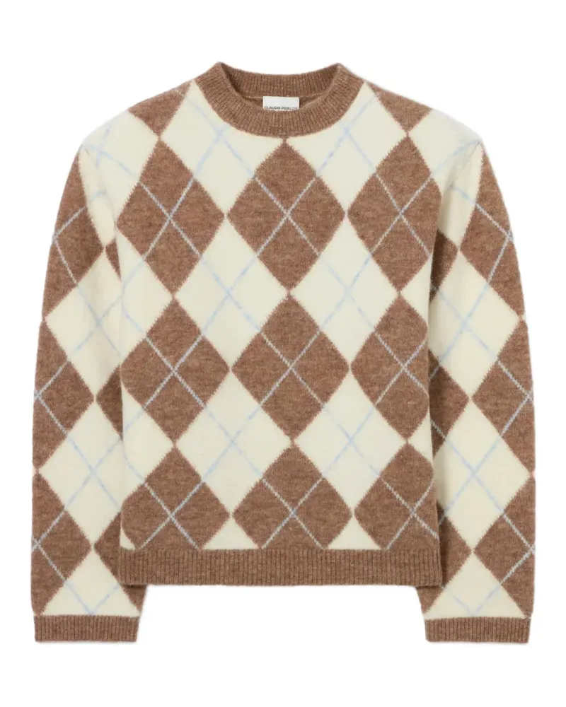 Claudie Pierlot Mehrfarbiger Pullover - Braun Braun