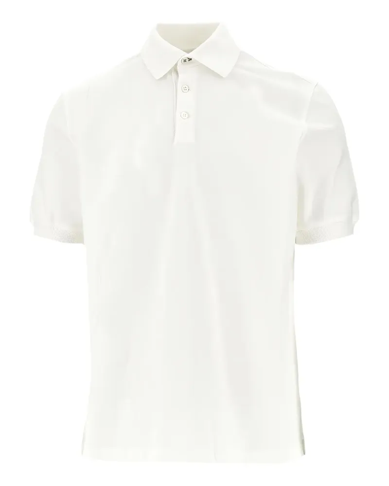 Brunello Cucinelli short-sleeve polo shirt - Weiß Weiß