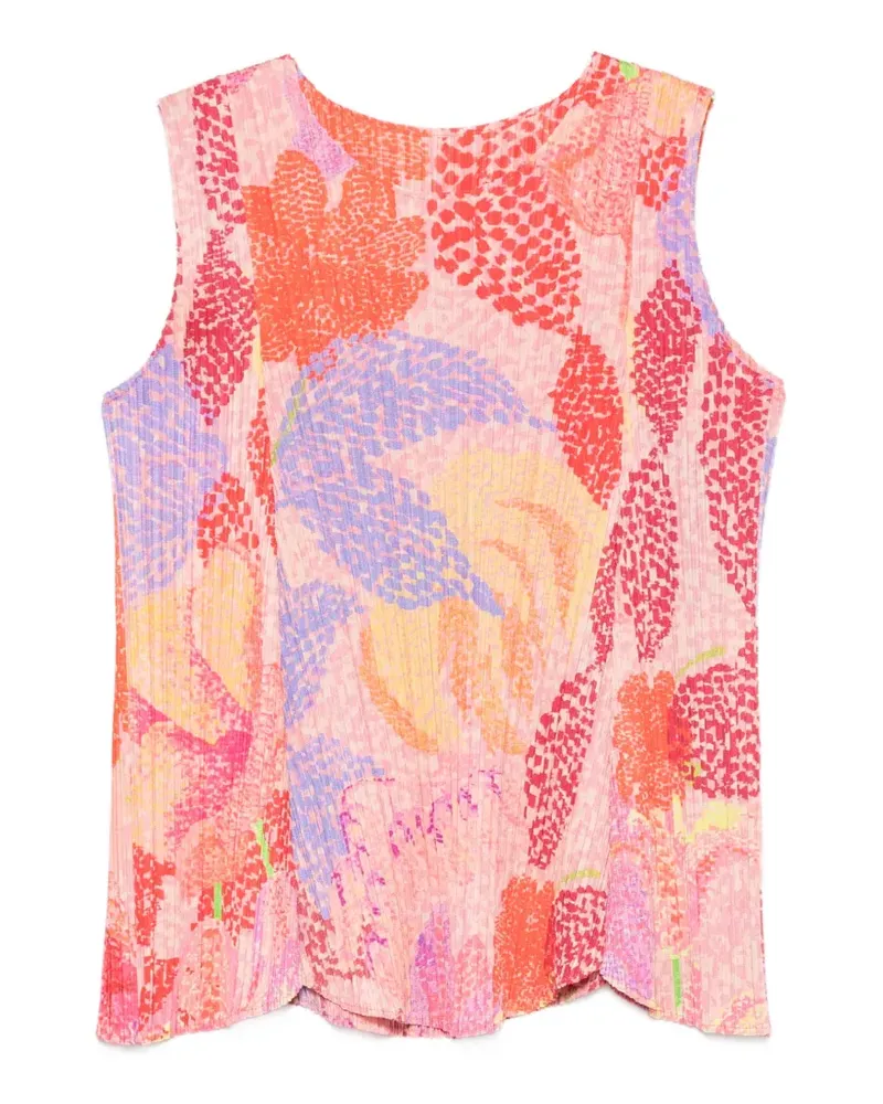 Issey Miyake floral-pattern top - Rosa Rosa