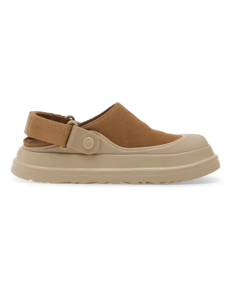 UGG Goldenglow suede clogs - Nude Nude