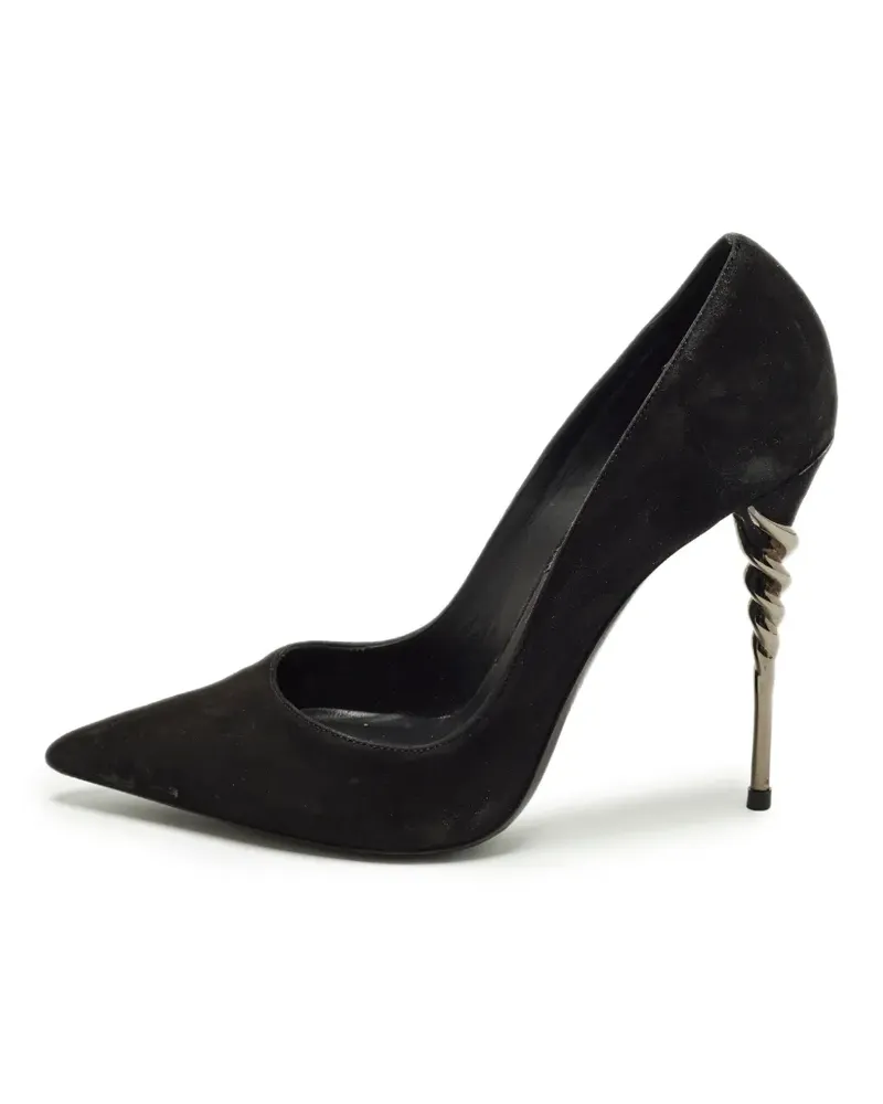 Le Silla Pumps mit Spiralabsatz - Schwarz Schwarz